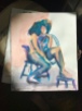 Watercolor Figure at ASL - M Frank